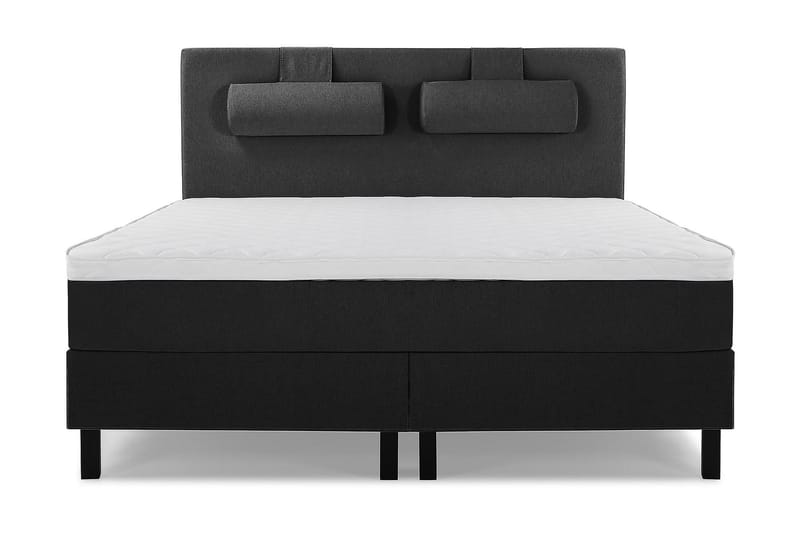 Lucky Kontinentalsäng 160x200Skum - Svart/Grå - Möbler - Säng - Komplett sängpaket