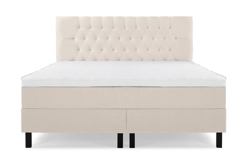 Lucky Kontinentalsäng 180x200 cm - Beige - Komplett sängpaket - Kontinentalsäng - Dubbelsäng