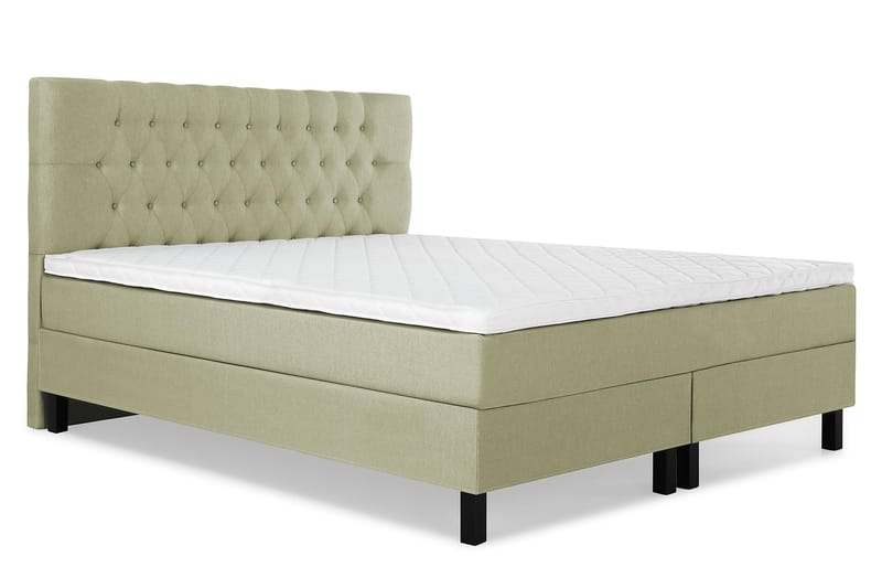 Lucky Kontinentalsäng 180x200 cm - Grön - Komplett sängpaket - Kontinentalsäng - Dubbelsäng