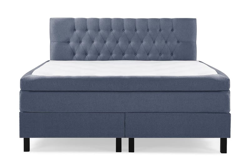 Lucky Kontinentalsäng 180x200 cm - Mörkblå - Komplett sängpaket - Kontinentalsäng - Dubbelsäng