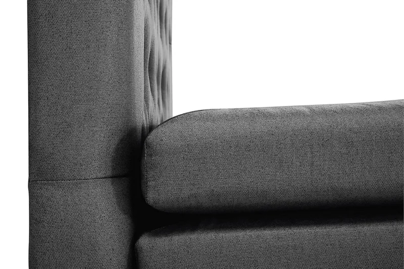 Lucky Kontinentalsäng 180x200 cm - Svart/Grå - Möbler - Säng - Kontinentalsäng