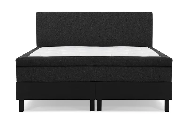 Lucky Kontinentalsäng 180x200 Memorymadrass - Svart/Grå - Möbler - Säng - Kontinentalsäng