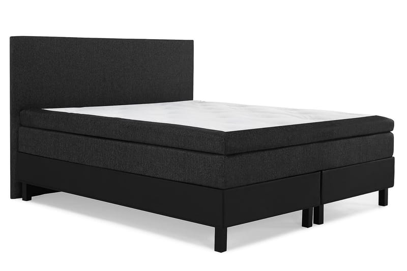 Lucky Kontinentalsäng 180x200Latex - Svart/Grå/PU - Möbler - Säng - Kontinentalsäng