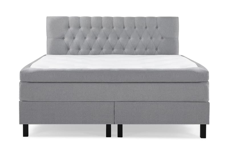 Lucky Kontinentalsäng 180x200Latexmadrass - Mellangrå - Möbler - Säng - Komplett sängpaket