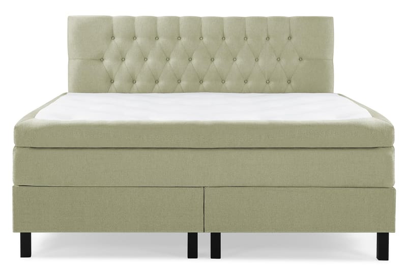 Lucky Kontinentalsäng 180x200Polyeter - Grön - Möbler - Säng - Komplett sängpaket