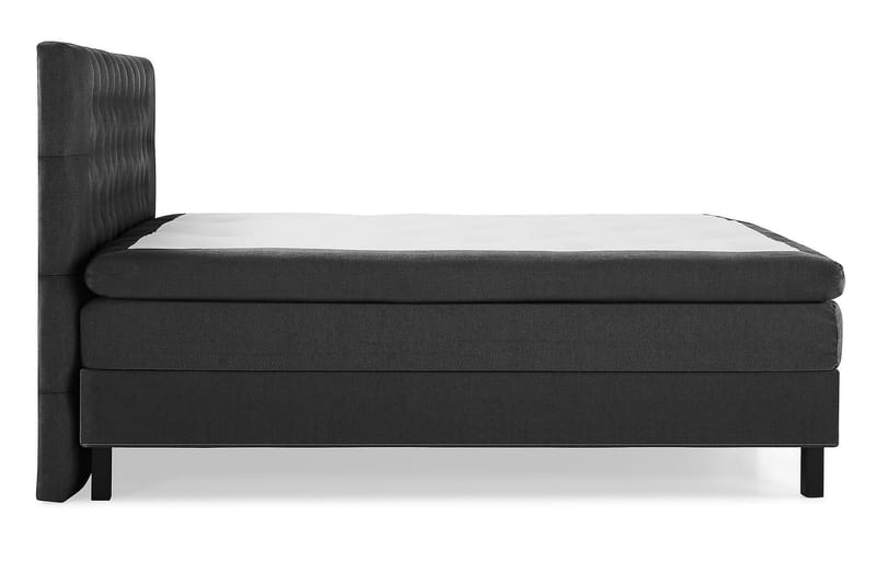 Lucky Kontinentalsäng 180x200Polyeter - Svart/Grå - Möbler - Säng - Komplett sängpaket
