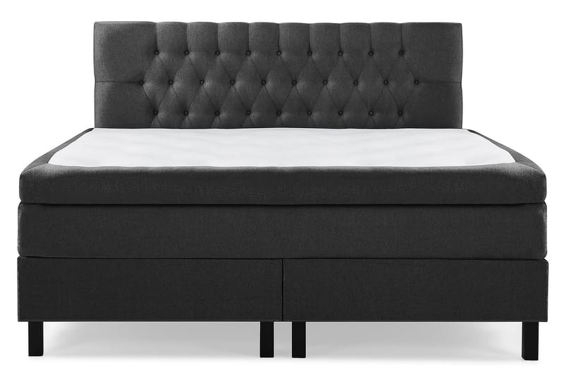 Lucky Kontinentalsäng 180x200Polyeter - Svart/Grå - Möbler - Säng - Komplett sängpaket