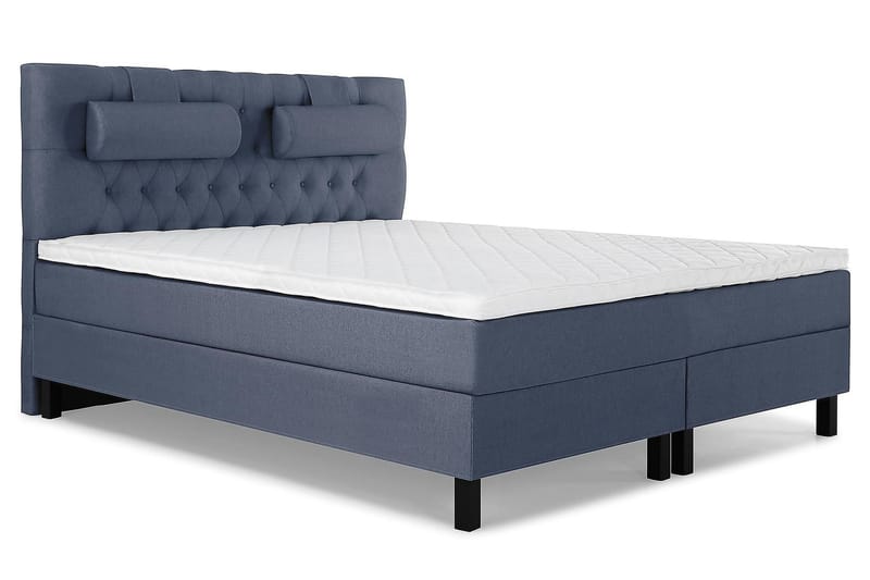 Lucky Kontinentalsäng 180x200Skum - Mörkblå - Komplett sängpaket - Kontinentalsäng - Dubbelsäng