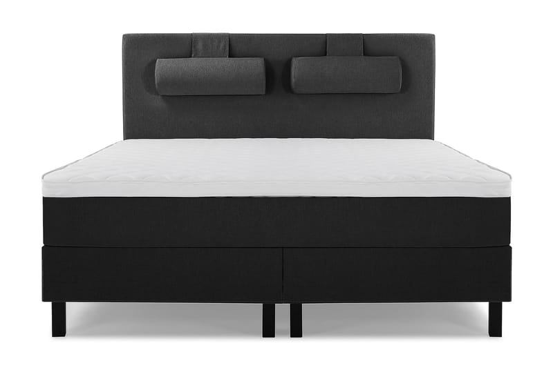 Lucky Kontinentalsäng 180x200Skum - Svart/Grå - Möbler - Säng - Komplett sängpaket