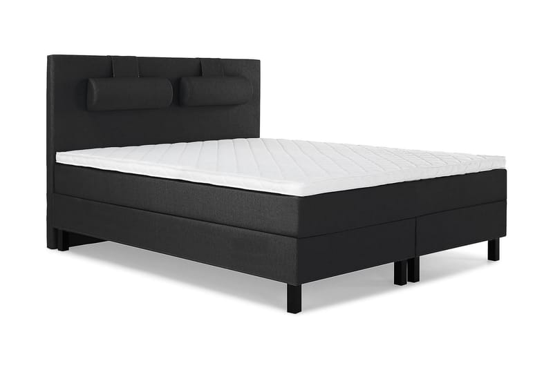 Lucky Kontinentalsäng 180x200Skum - Svart/Grå - Möbler - Säng - Komplett sängpaket