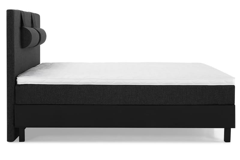 Lucky Kontinentalsäng 180x200Skum - Svart/Grå/PU - Möbler - S�äng - Komplett sängpaket