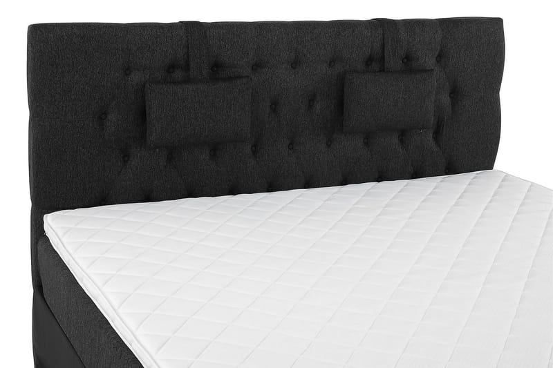 Lucky Kontinentalsäng 180x200Skum - Svart/Grå/PU - Möbler - Säng - Kontinentalsäng