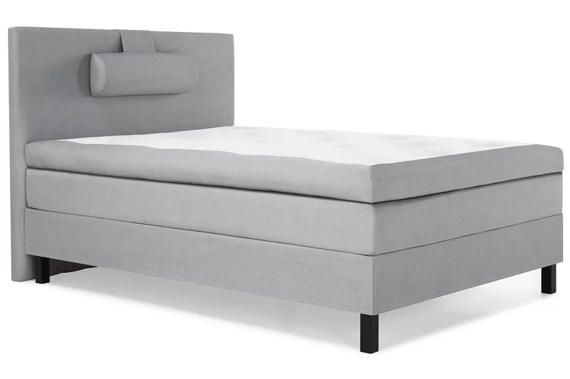 Lucky Sängpaket 120x200 Polyeter Slät - Grå - Möbler - Säng - Kontinentalsäng