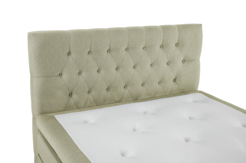 Lucky Sängpaket 140x200 LatexDiamant Sänggavel  Grön - Grön - Möbler - Säng - Komplett sängpaket