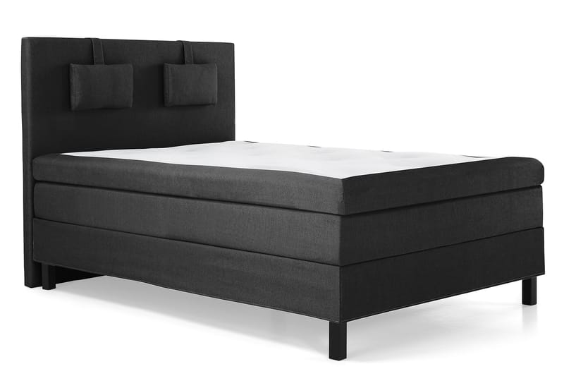 Lucky Sängpaket 140x200 LatexSlät Sänggavel - Svart/Grå - Möbler - Säng - Komplett sängpaket