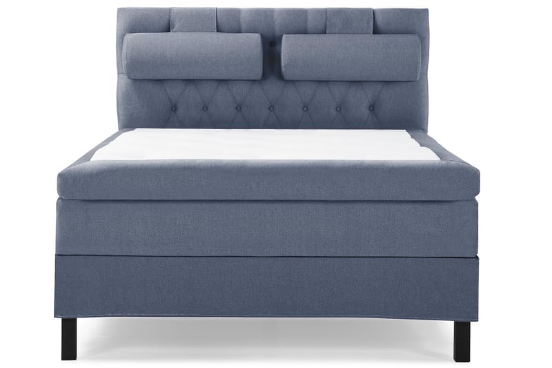 Lucky Sängpaket 140x200 Memory Diamant Sänggavel - Nackkudde Stor Mörkblå - Möbler - Säng - Kontinentalsäng