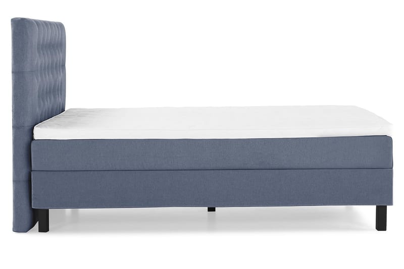 Lucky Sängpaket 140x200 SkumDiamant Sänggavel  Mörkblå - Mörkblå - Möbler - Säng - Kontinentalsäng
