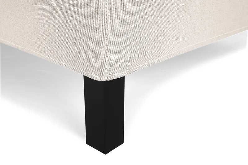 Lucky Sängpaket 140x200 Polyeter Diamant Sänggavel - Beige - Möbler - Säng - Kontinentalsäng