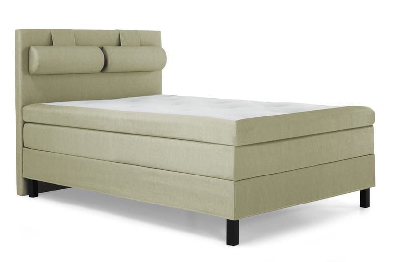 Lucky Sängpaket 140x200 Polyeter Slät Sänggavel - Nackkudde Stor Grön - Möbler - Säng - Komplett sängpaket