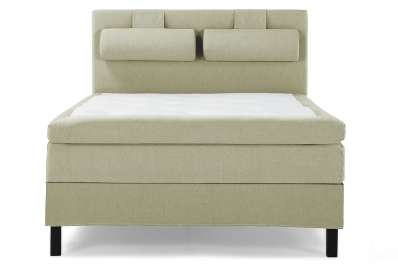 Lucky Sängpaket 140x200 Polyeter Slät Sänggavel - Nackkudde Stor Grön - Möbler - Säng - Komplett sängpaket