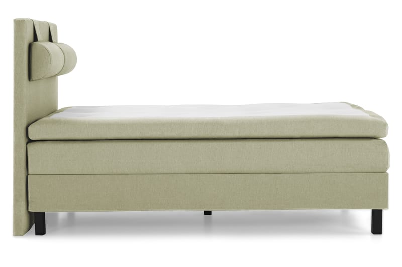 Lucky Sängpaket 140x200 Polyeter Slät Sänggavel - Nackkudde Stor Grön - Möbler - Säng - Komplett sängpaket
