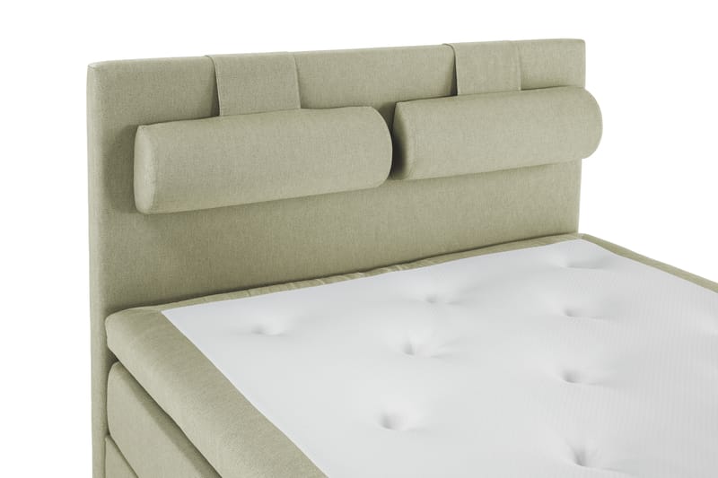 Lucky Sängpaket 140x200 Polyeter Slät Sänggavel - Nackkudde Stor Grön - Möbler - Säng - Komplett sängpaket