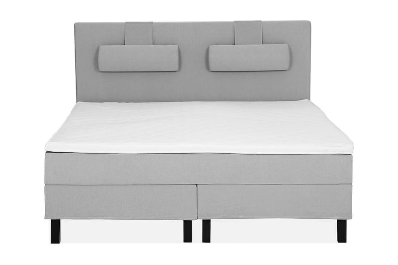Lucky Sängpaket 150x200 SkumSlät Sänggavel - Grå - Möbler - Säng - Kontinentalsäng