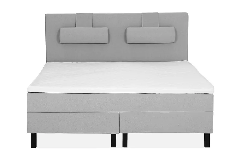 Lucky Sängpaket 150x200 SkumSlät Sänggavel - Grå - Möbler - Säng - Kontinentalsäng