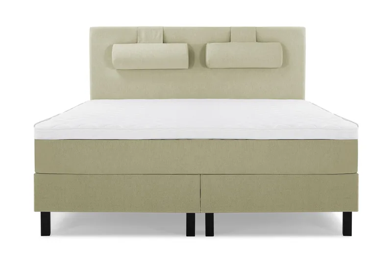 Lucky Sängpaket 150x200 SkumSlät Sänggavel Nackkudde - Nackkudde Stor Grön - Möbler - Säng - Kontinentalsäng