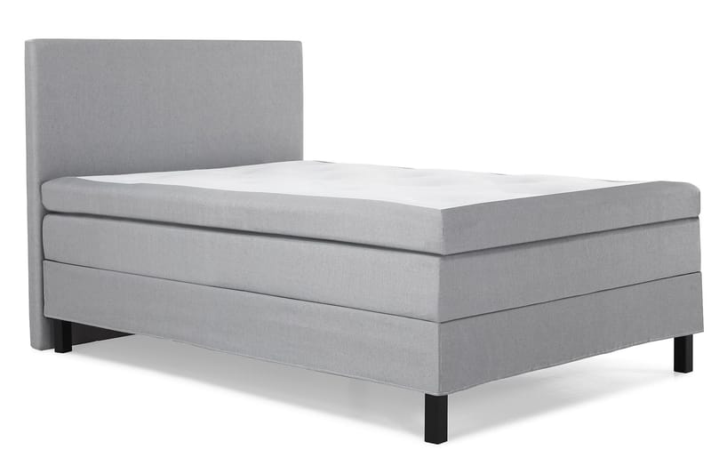Lucky Sängpaket med Gavel 140x200 Latex - Mellangrå - Möbler - Säng - Kontinentalsäng