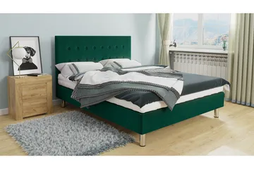 Lux Kontinentalsäng 160x204 cm  Grön  Grön - Grön - Möbler - Säng - Kontinentalsäng