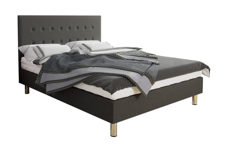 Lux Kontinentalsäng 80x204 cm - Grå - Möbler - Säng - Kontinentalsäng