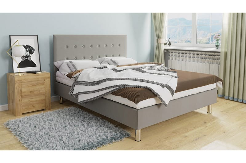 Lux Kontinentalsäng 80x204 cmBeige  Beige - Beige - Möbler - Säng - Kontinentalsäng