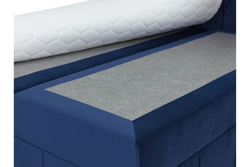 Lyckorna Kontinentalsäng 200x200 cm LED-belysning - Beige - Möbler - Säng - Kontinentalsäng