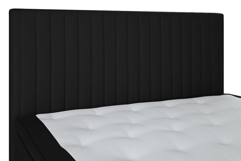 Lysekil Kontinentalsäng 140x200 Fast/Medium - Mörkgrå - Komplett sängpaket - Kontinentalsäng