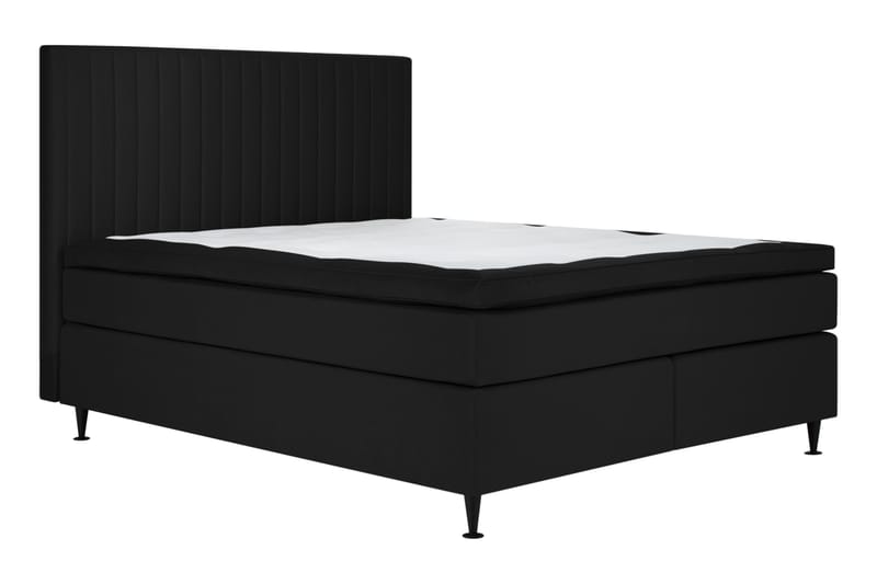 Lysekil Sängpaket Kontinentalsäng 140x200 Medium - Mörkgrå - Möbler - Säng - Komplett sängpaket