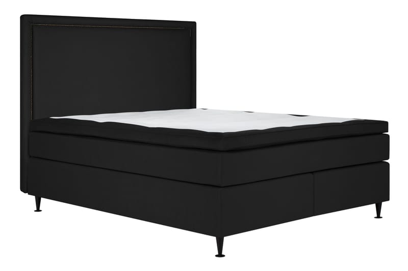 Lysekil Sängpaket Kontinentalsäng 160x200 Fast - Mörkgrå - Möbler - Säng - Kontinentalsäng