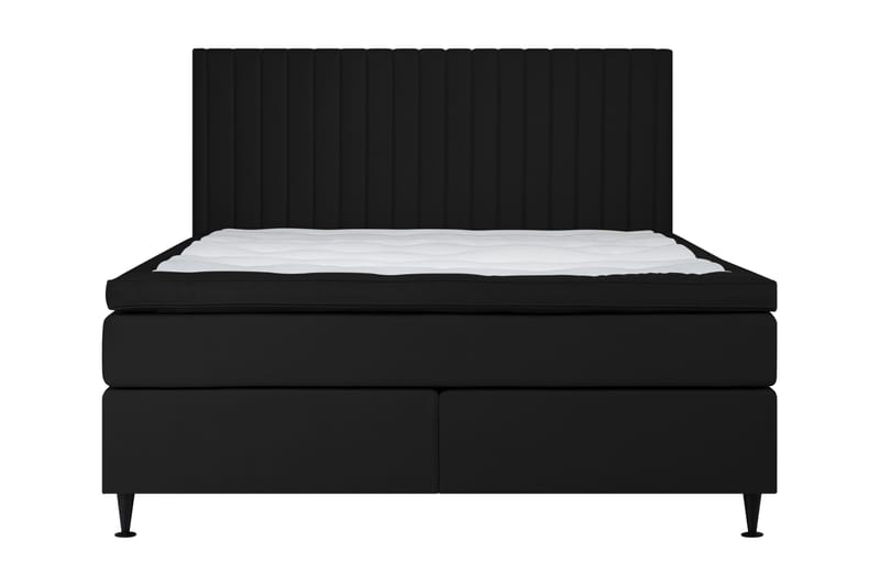 Lysekil Sängpaket Kontinentalsäng 160x200 Fast/Medium - Mörkgrå - Komplett sängpaket - Kontinentalsäng