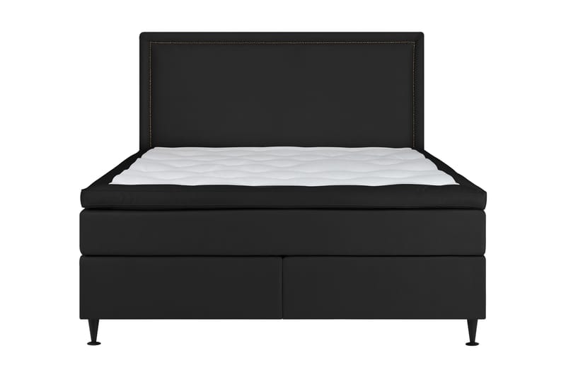 Lysekil Sängpaket Kontinentalsäng 180x200 Fast, Mörkgrå