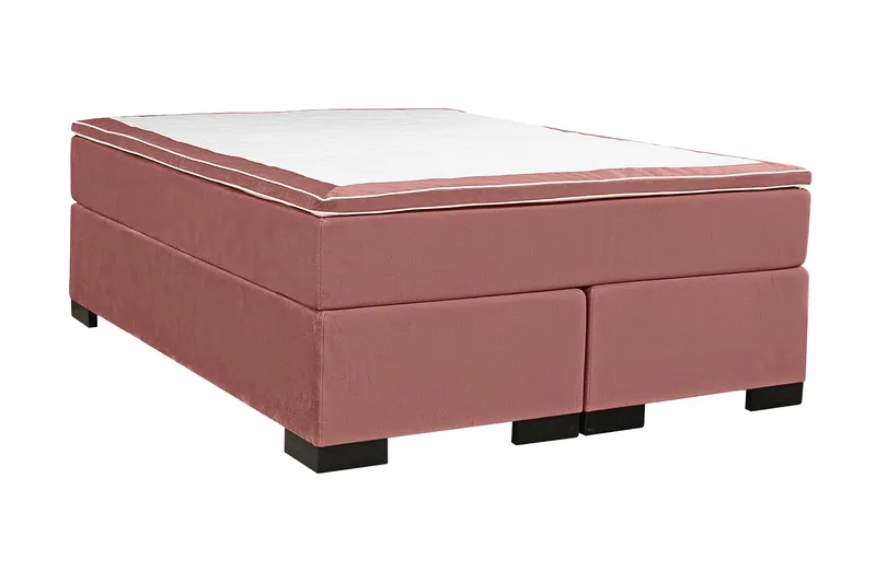 Malta Kontinentalsäng 160x200cm - Rosa/Sammet - Möbler - Säng - Kontinentalsäng