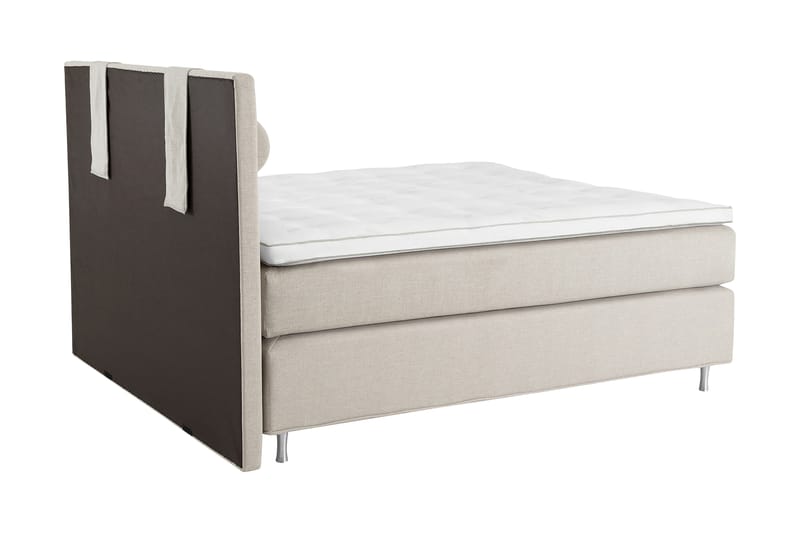 May Sängpaket 210x210 Tagel - Beige - Komplett sängpaket - Kontinentalsäng - Dubbelsäng - Familjesäng