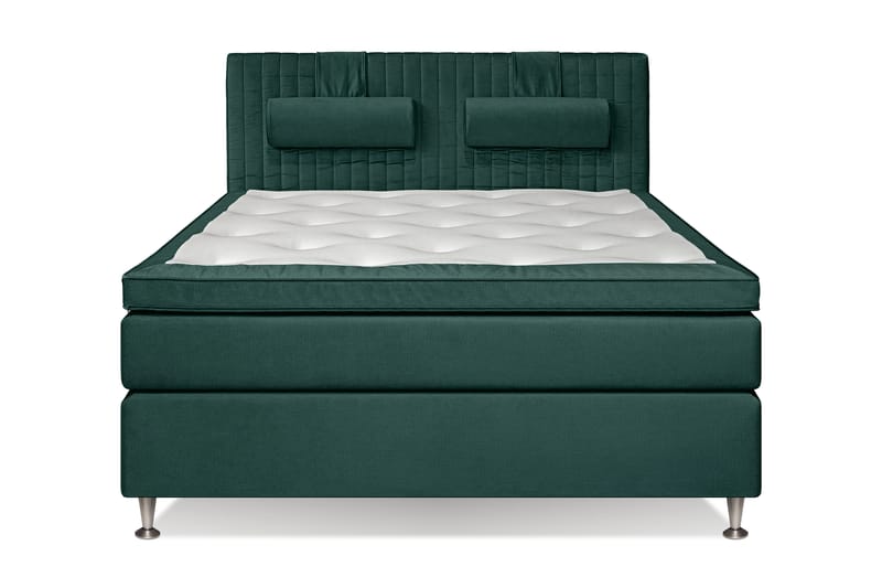 Mega Komplett Sängpaket 180x200 - Grön - Kontinentalsäng