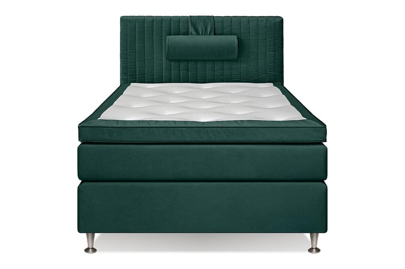 MEGA Kontinentalsäng 140x200 cm - Grön - Komplett sängpaket
