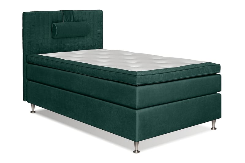 MEGA Kontinentalsäng 140x200 cm - Grön - Komplett sängpaket