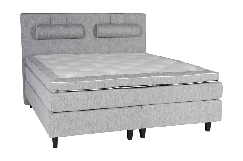 Mei Kontinentalsäng 180x200 cm, Ljusgrå