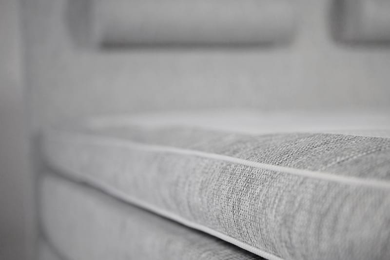 Mei Kontinentalsäng 180x200 cm - Ljusgrå - Möbler - Säng - Kontinentalsäng