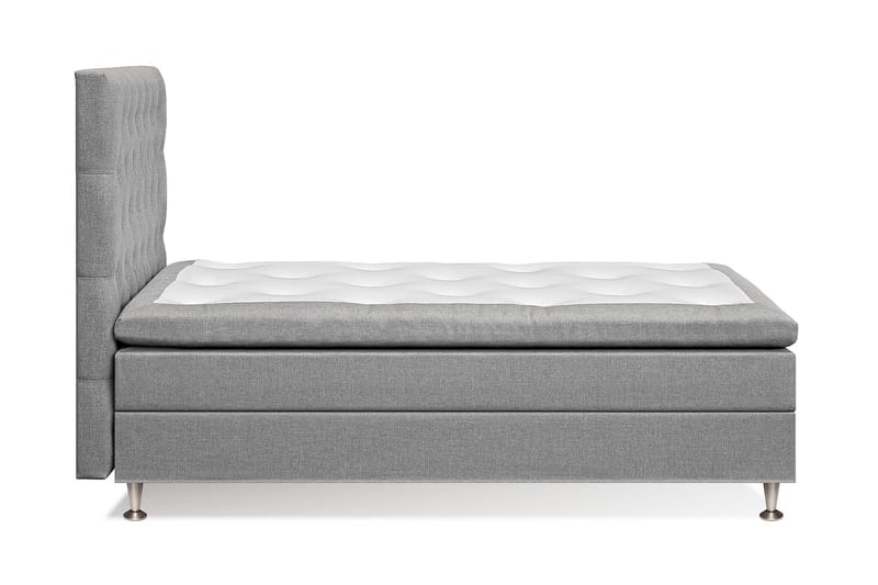 Meja Kontinentalsäng 120x200 - Ljusgrå - Komplett sängpaket - Kontinentalsäng