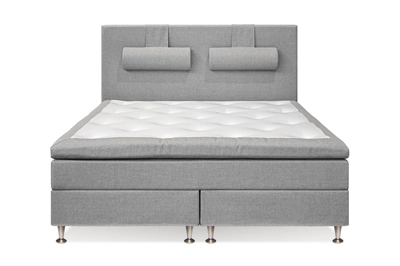 Meja Kontinentalsäng 160x200 - Ljusgrå - Möbler - Säng - Komplett sängpaket