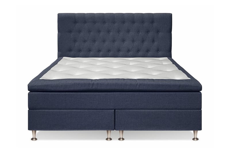 Meja Kontinentalsäng 160x200 - Mörkblå - Komplett sängpaket - Kontinentalsäng