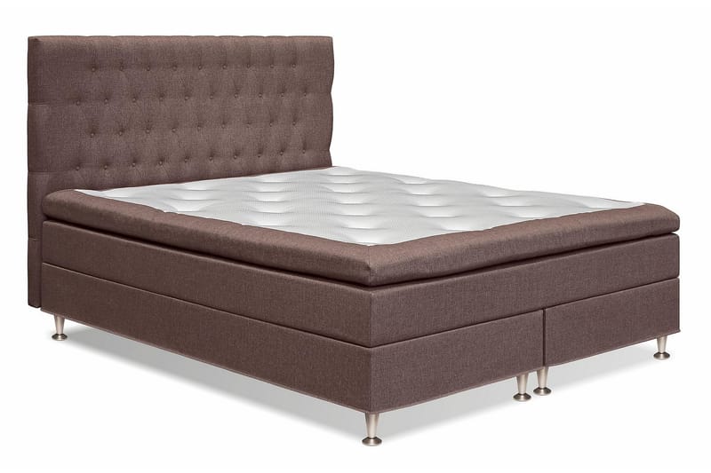 Meja Kontinentalsäng 160x200 - Mörkbrun - Komplett sängpaket - Kontinentalsäng